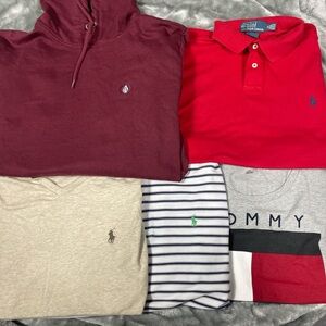 Ralph Lauren and Tommy Hilfiger Shirt Collection